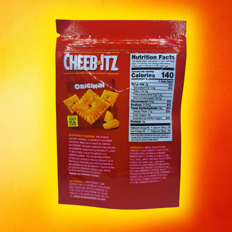 Cheeb Itz THC Cheddar Crackers